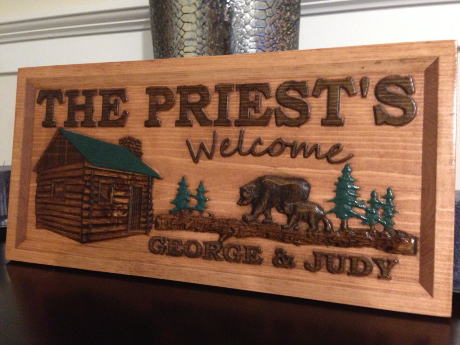 Welcome To Colorful Colorado/Carved/Rustic/Wood/Sign/Cabin/Lodge/Home/Décor 
