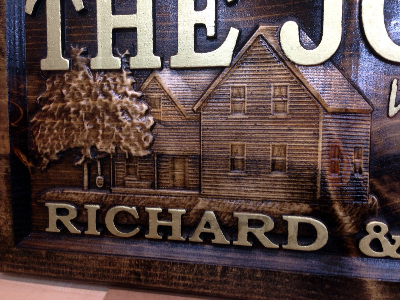 Personalized Carved Wood Sign. Great Farm House Sign, Farm Sign ...